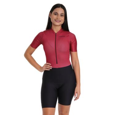 Imagem de Macaquinho Ciclismo Feminino Marcio May Moove Cherry