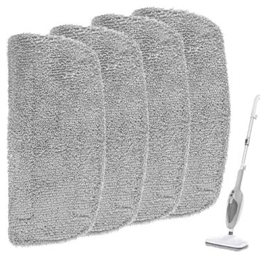 Imagem de Yuunaie Almofadas de esfregão a vapor para esfregão a vapor GorFanty, pacote com 4 almofadas de esfregão a vapor para esfregão a vapor Gorfanty - Limpador a vapor portátil multiuso 10 em 1 a vapor