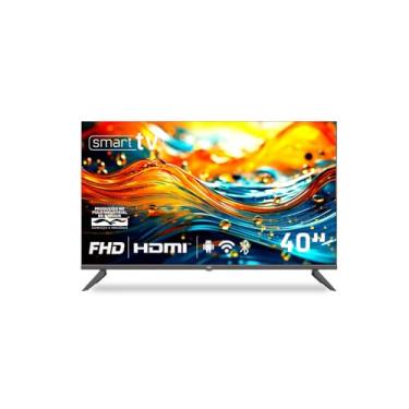 Imagem de Smart TV HQ 40" Full HD tela sem bordas Android 12 design Slim HQS40NKHM