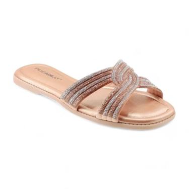 Imagem de Chinelo Rasteira Piccadilly Gabi Strass Feminino