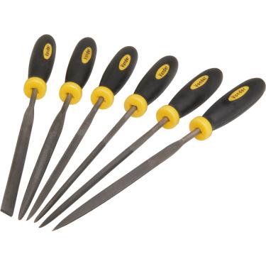 Imagem de Jogo lima agulha 150mm cabo plástico com 6 peças - Vonder