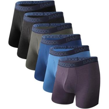 Imagem de Cuecas boxer masculinas BAMBOO COOL Moisture-Wicking