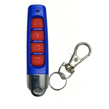 Imagem de Controle remoto de cópia de clonagem sem fio RF 433,92 MHz, substituição remota de alarme para porta de garagem, portão eletrônico, sistemas de travamento central de veículos (seta, preto-azul) (seta