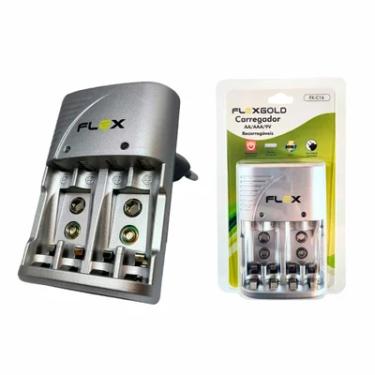Imagem de Carregador Para Pilhas Aa/aaa/9v Fx-c16 Flexgold