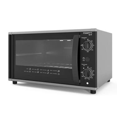 Imagem de Forno Elétrico De Bancada 48 Litros Fogatti Top 48 Black Preto 110V