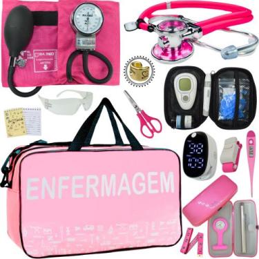 Imagem de Kit Enfermagem Premium Basico - Love Saude, ROSA ENFERMAGEM PAMED