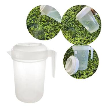 Imagem de 2X Jarra De Suco Água 4 Litros Graduada - Plasútil
