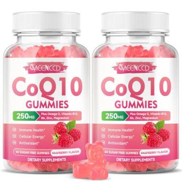 Imagem de Suplementos Gomas de CoQ10 sem açúcar MEENCD 250 mg com ômega-3 - MEEN