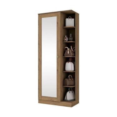 Imagem de Sapateira Duetto 1 Porta Com Espelho Henn Rustico