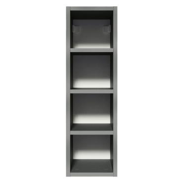 Imagem de Adega 20 Cm Com 4 Nichos Cinza Nice Madesa Cinza