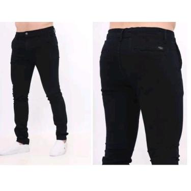 Imagem de Calça Sarja Sport Fino Masculino - Loja do PERUANO, Preto