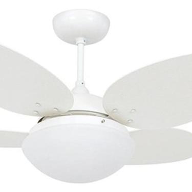 Imagem de Ventilador Teto Vime 4 Pás 105Cm Branco 127V - Aliseu