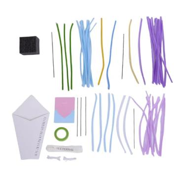 Imagem de SPYMINNPOO Kit de Artesanato de Flores para Limpador de Cachimbo, Mais de 120 Hastes de Chenille Multicoloridas Com Guia Ilustrado para Atividades Criativas DIY (A10)