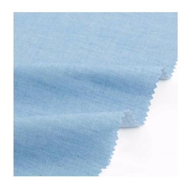 Imagem de Tecido Brim Algodao 1,60 M Largura Preto Calças Feitas À Mão Tecido Diy Macio Lavado Camisa Roupas Tecido Jeans Diy Tecido Jeans Durável Respirável(Blue3,3x1.6M)
