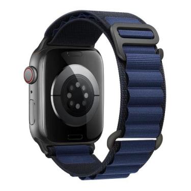 Imagem de Pulseiras De Relógio De Nylon Para Apple Watch Série 10 9 8 7 6 SE Ult