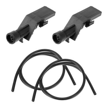 Imagem de A ABSOPRO Kit de bocal de lavador de para-brisa para Honda Civic 2017-2021 Bocais de pulverização de para-brisa Limpador Spray Lavadora Jet No.76810TP6A01 2 peças Mangueira de fluido de 1 metro