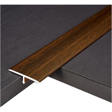 Imagem de Tiras De Transição De Alumínio De 2 Cm De Largura, Barra De Transição De Moldagem Em T Para Pisos De Madeira E Ladrilhos De Madeira, Ladrilhos De Carpete Laminado De Madeira, C, Length 90cm/35in