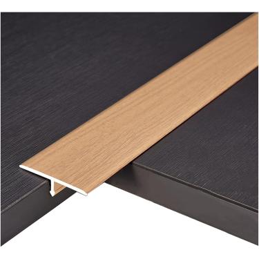 Imagem de Tiras De Transição De Alumínio De 2 Cm De Largura, Barra De Transição De Moldagem Em T Para Pisos De Madeira E Ladrilhos De Madeira, Ladrilhos De Carpete Laminado De Madeira, B, Length 110cm/43.3in