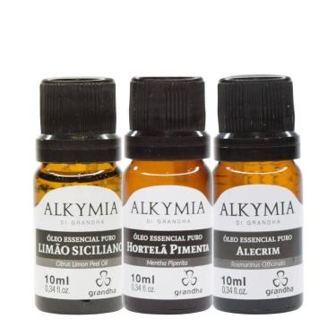 Imagem de Kit 03 Óleos Essenciais Alkymia Di Grandha 10ml