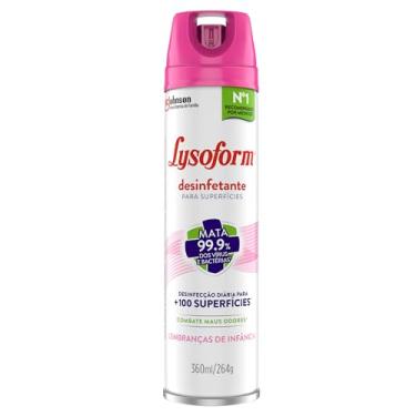 Imagem de Lysoform Lembranças de Infância, Desinfetante Aerosol, Ideal para Superfícies Diversas, 360ml