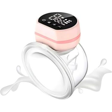 Imagem de Bomba Tira Leite Materno Elétrica Portátil 24mm – Mãos Livres, Silenciosa, Sem BPA, Confortável e Eficiente para Amamentação (ROSA)