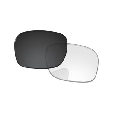 Imagem de PapaViva Lentes de substituição compatíveis com Ray-Ban Stories Round RW4003 48 mm óculos de sol eclipse cinza fotocromático não polarizado
