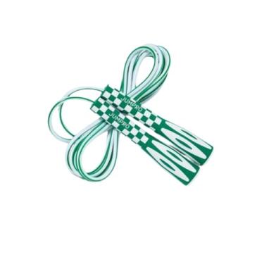 Imagem de Corda de pular KSY Kids Gold (C-777, verde) – Corda de pular de PVC durável para crianças de 6 a 12 anos – Alças macias, comprimento ajustável e design sem emaranhados – Feito na Coreia