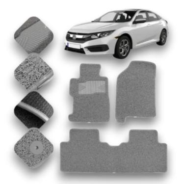 Imagem de Tapete Automotivo Kapazi Civic G8-2007 A 2011 (cinza)