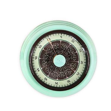 Imagem de Temporizador de cozinha em forma de limão, temporizador mecânico magnético de 60 minutos, caixa de metal, design de pires, despertador de cozinha sem necessidade de bateria (laranja, verde, rosa)