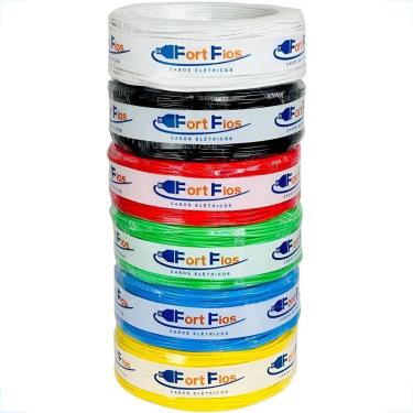 Imagem de Fio Elétrico 1,5Mm Cabo Flexível 1 5Mm Rolo 50M Metr Vermelh