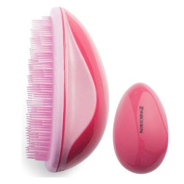 Imagem de Escova De Cabelo Côncava Sem Cabo Ergonômica Marco Boni, Rosa