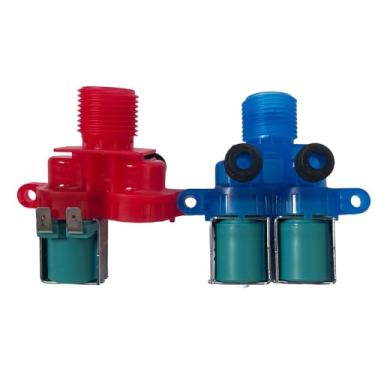 Imagem de BOVZOR W10240949 Válvula de entrada de água fria W10240948 Substituição para máquina de lavar Whirlpool W10240949/W10921515/W11168740, conexão NPT de 1/20.3 cm, pressão máxima de 3000 PSI