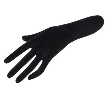 Imagem de Resin Hand Model Jewelry Display Rack Black Flannel Soft Surface Bracelet Ring Necklace Organizer Stand for Desktop Shop Home Jewelry Store