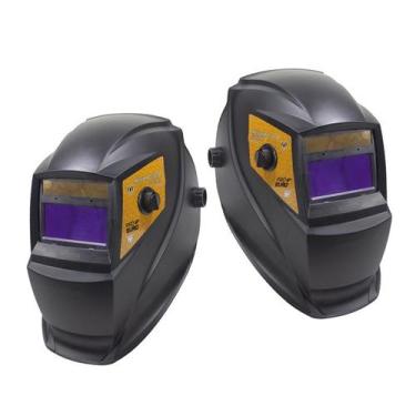 Imagem de Kit 2 Máscara De Solda Automática PCR-912 - Pró Euro - PRO EURO, Preto