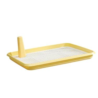 Imagem de Fxzqgnh Banheiro para Cães, Tapete Higiênico para Cachorros, Tapete Antiderrapante para Treinamento de Filhotes, Ideal para Sala de Estar, Dormitório, área Ex, Amarelo