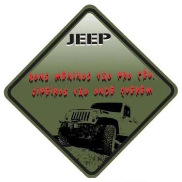 Imagem de Adesivo Jeep 3 Adesivo Externo - Mundo Do Militar