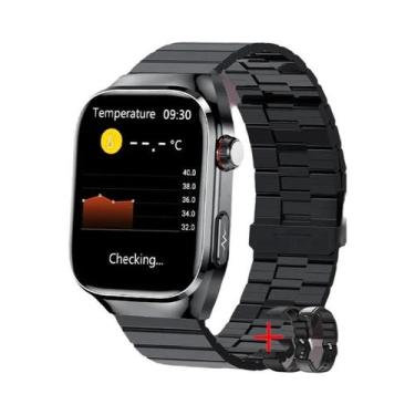 Imagem de Relógio Inteligente Masculino Com Laser AI Para Saúde, ECG, PPG, Lipíd