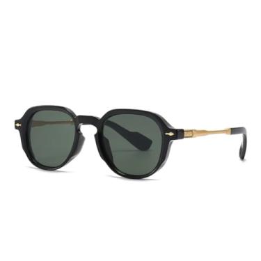 Imagem de VFDHN Óculos de Sol Femininos Fashion com Lentes Degradê e Rebites para Dirigir, Luxo e Redondos, Proteção UV400 (TYJ181-3)