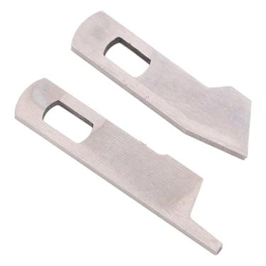 Imagem de Phefop Conjunto Superior Inferior de Substituição de Lâminas de Máquina Serger A10521000 A10531000 para Máquina de Costura Bernette Overlock, Lâminas de Corte de Aço para Manutenção e Reparo de Tecidos de Precisão