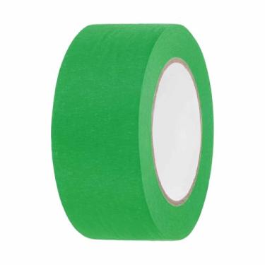 Imagem de HARFINGTON Fita adesiva colorida de 5 cm x 54,6 jardas, papel crepe universal, fita adesiva colorida para pintura artística, faça você mesmo, selagem de etiquetagem artesanal, verde escuro