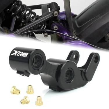 Imagem de Xitomer Suporte de suspensão traseira para bicicleta suja elétrica Surron Light Bee X S L1E e Segway X160 X260, suspensão progressiva de 3,8 cm