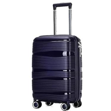 Imagem de Mala de viagem com rodas giratórias, alças ergonômicas leves, malas de bagagem de mão (, C, 20in