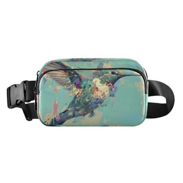 Imagem de CEBUGI Mini pochetes de caminhada para homens e mulheres, pochete moderna resistente à água com cinto ajustável para treino, viagem, corrida