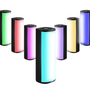 Imagem de GOWENIC Bastão de Luz de Vídeo LED RGB, Varinha de Luz Magnética Portátil de 2500K a 7000K, Luz de Tubo de Câmera Regulável para Gravação de Vídeo, Iluminação Fotográfica para Vlog