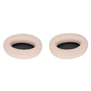 Imagem de Akozon Almofadas de Ouvido de Espuma de Memória de Substituição de Couro de Proteína Macia para Fones de Ouvido WH-H910N - Almofadas de Confortáveis ​​e Com Isolamento de Som (Cor da pele)