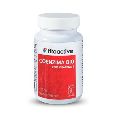 Imagem de Coenzima Q10 CoQ10 100 MG + Vitamina E 60 Cápsulas Fitoactive-Unissex