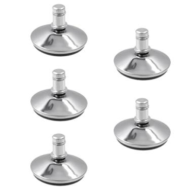 Imagem de KUMGROT Substituição de roda de cadeira de escritório de 1,97 polegadas, material de borracha e ferro, rodas de cadeira de mesa para cadeiras de computador, cadeiras de escritório, cadeiras de