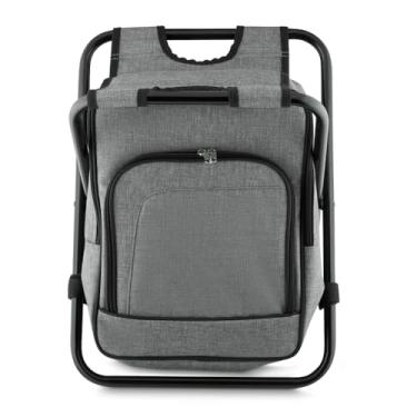 Imagem de Mochila Térmica e Banco, Design Funcional, Multiuso, Ideal para Trabalho, Estudo e Viagens