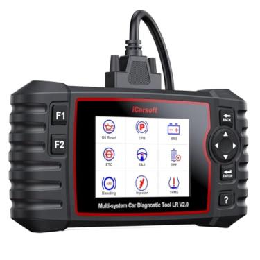 Imagem de Scanner iCarsoft LR V2.0-D Diagnóstico multi-sistema, ABS/SRS/Oil Reset e mais, dados ao vivo e teste de bateria. Atualização gratuita