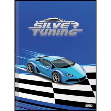 Imagem de Caderno Brochura Animativa, Capa Dura, Silver Tuning, 80 Folhas, Pacote com 5